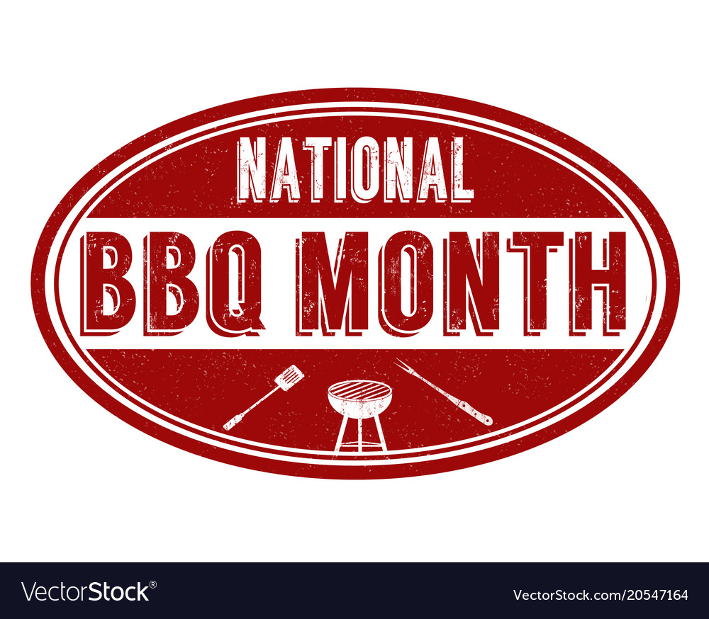 National BBQ month sign or stamp Jax Examiner