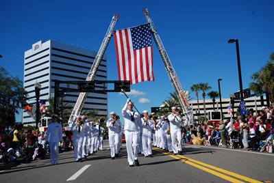 The first celebration of veterans day